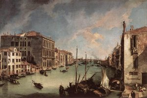 Canal Grande, vista verso est dal Campo San Vio
